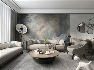 The Chiangnan Misty Rain Sintered Stone Polished Slab