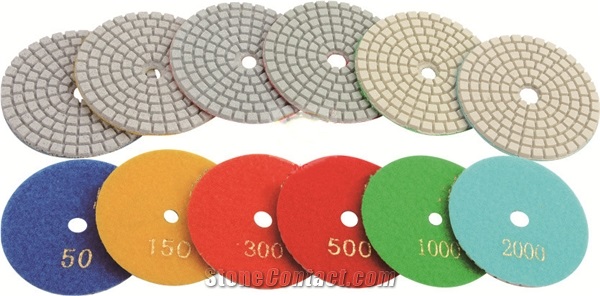 Diamond Wet Polishing Pad For Granite And Marble