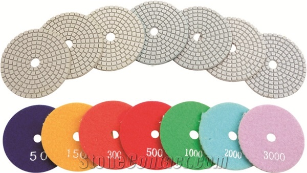 Diamond Wet Polishing Pad For Granite And Marble
