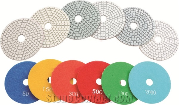 Diamond Wet Polishing Pad For Granite And Marble
