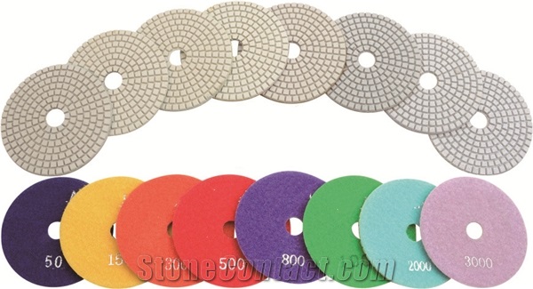 Diamond Wet Polishing Pad For Granite And Marble