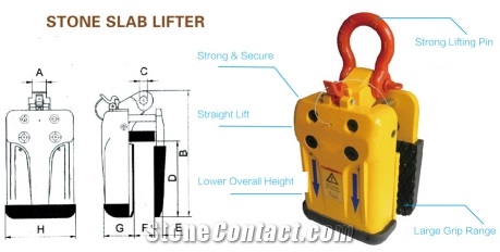 Hand Type Marble Granite Big Slabs Lifting Hoist