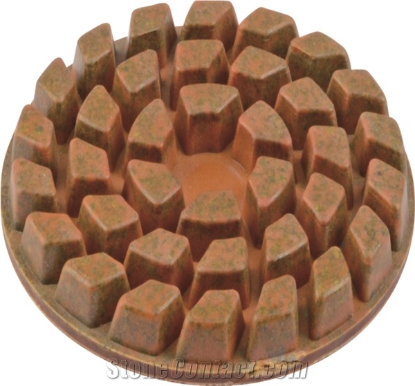 Metal Resin Floor Polishing Pad For Marble Sandstone
