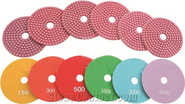 Natural Stone Diamond White Wet Polishing Pad