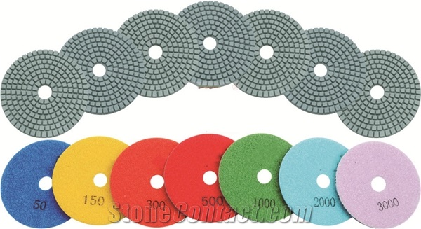 Natural Stone Diamond White Wet Polishing Pad