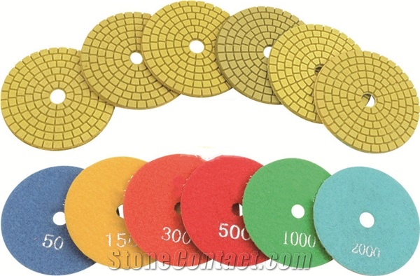 Natural Stone Diamond White Wet Polishing Pad
