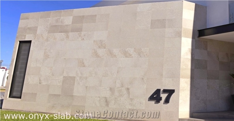 Beige Limestone Slabs