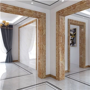 Marble Emperador Light Door Jamb And Casing