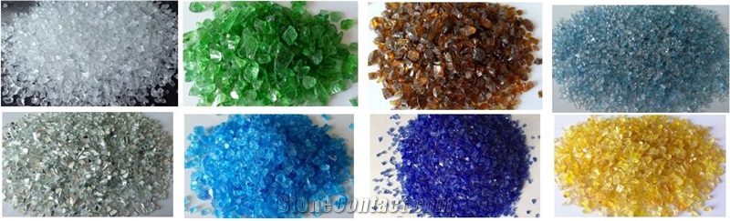 Glass Sand G01 Glass Chips-Transparent