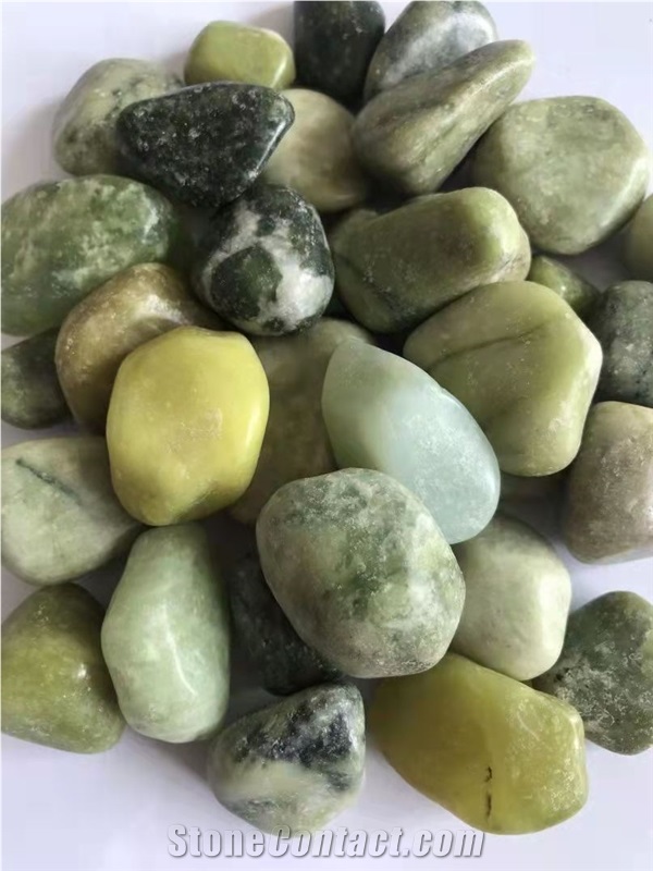 Polished Green River Pebble 3-5Cm