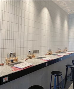 Cement Terrazzo Stone Commercial Counters, Restaurant Countertops