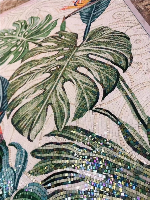Ceramic Stone Glass Mosaic Wall Glass Mosaic Artworks