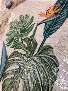 Ceramic Stone Glass Mosaic Wall Glass Mosaic Artworks