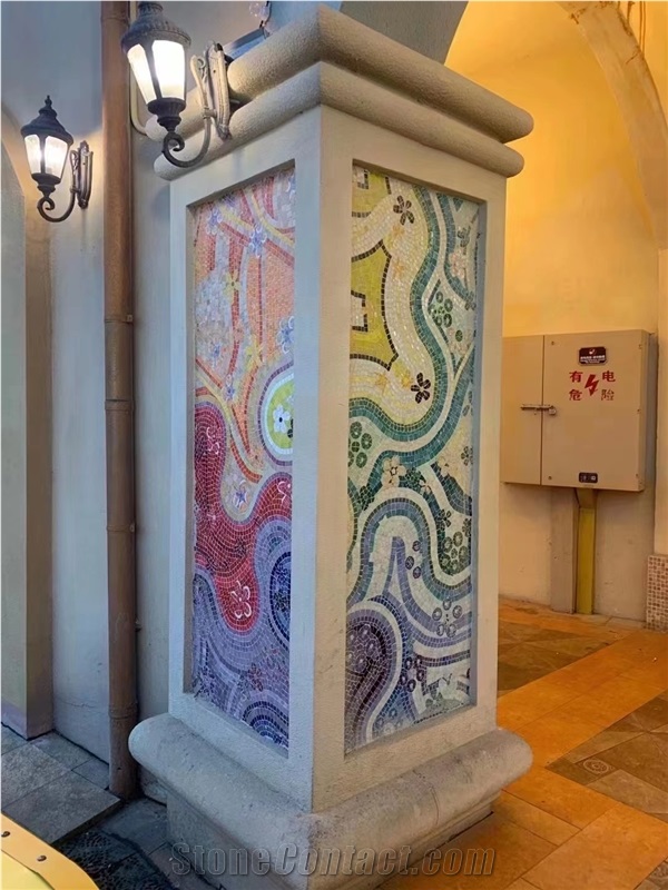 Ceramic Stone Glass Mosaic Wall Glass Mosaic Artworks