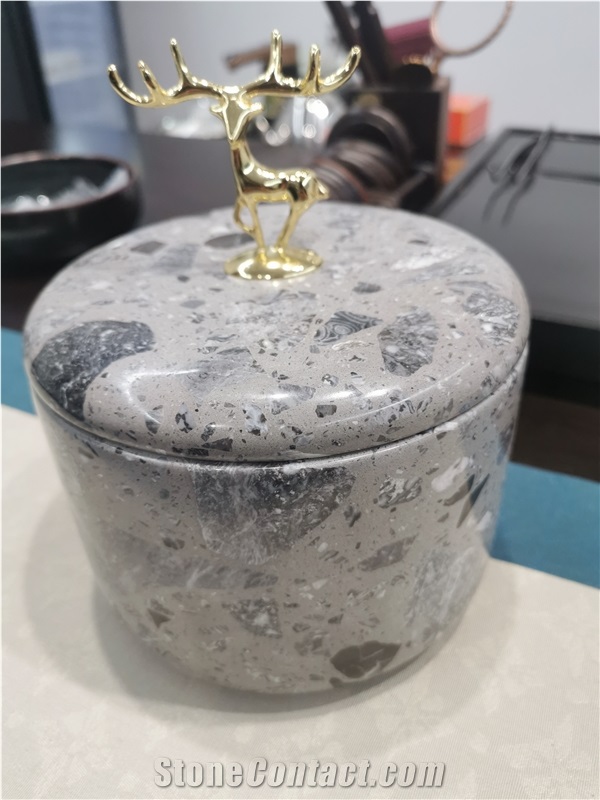 Indoor Customized Bespoke Aggregate Cement Terrazzo Home Decor Products