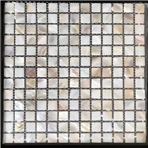 Mother Of Pearl Shell Mosaic Pattern Tile Nature