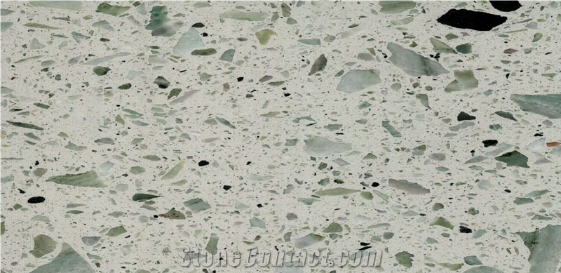 Outdoor Cement Terrazzo Tile Aggregate Bespokely