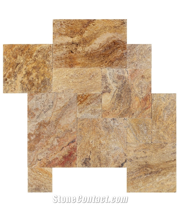 Autumn Travertine French Pattern