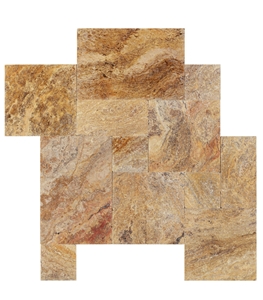 Autumn Travertine French Pattern