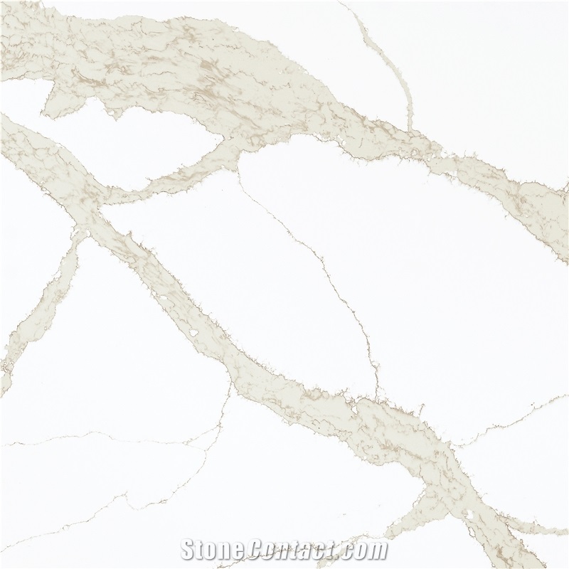 Calacatta Gold Vein Quartz Countertop Manufacturers A5072