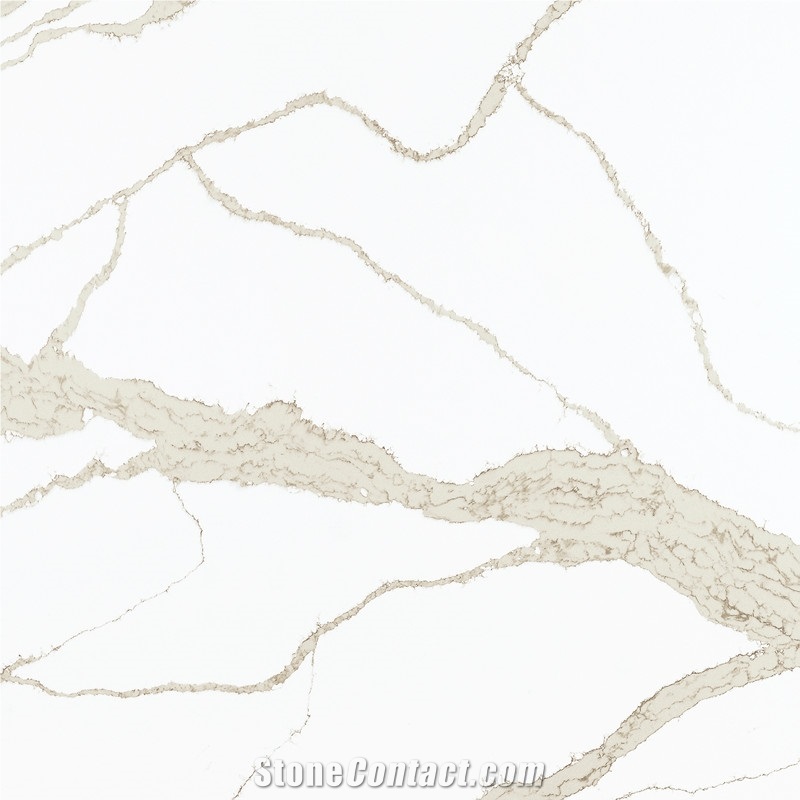 Calacatta Gold Vein Quartz Countertop Manufacturers A5072