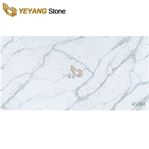 Engineered Calacatta Quartz Kitchen Benchtops A5068