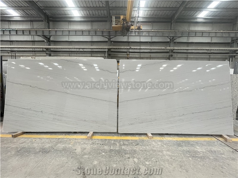 Book Match Exotic White Quarztie Spring Falls Quartzite