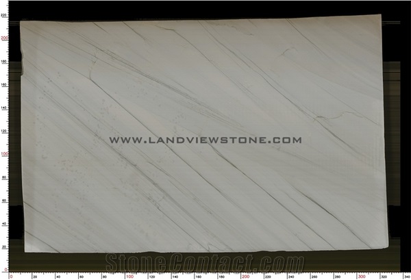 Book Match Exotic White Quarztie Spring Falls Quartzite