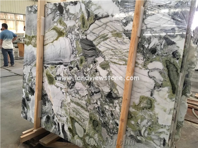 Ice Green Marble Jade Emerald Slabs