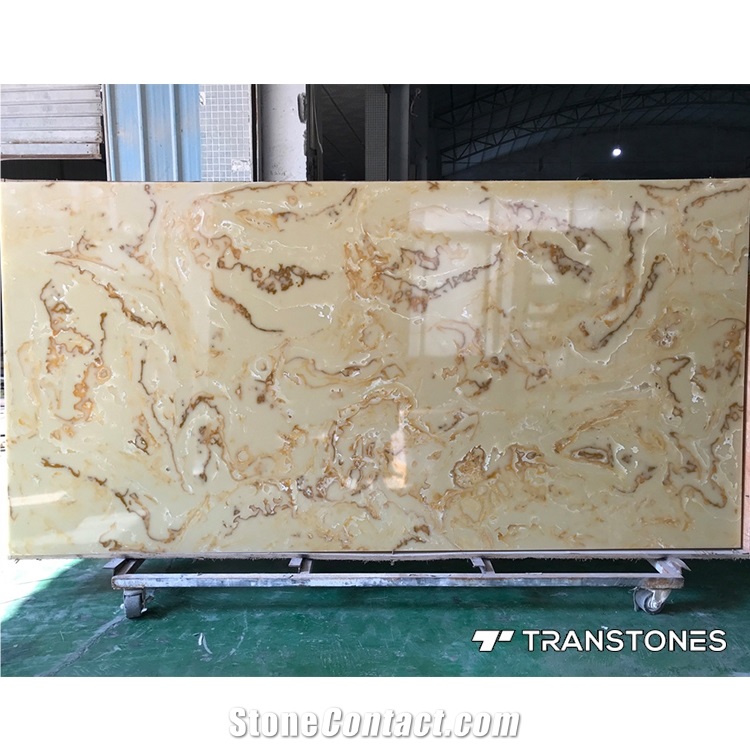 Alabaster Wholesale Artificial Onyx Slab For Home Decor