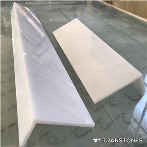 Book-Match Artificial Marble Stone Translucent Resin Panel Artificial Stone Commercial Counters