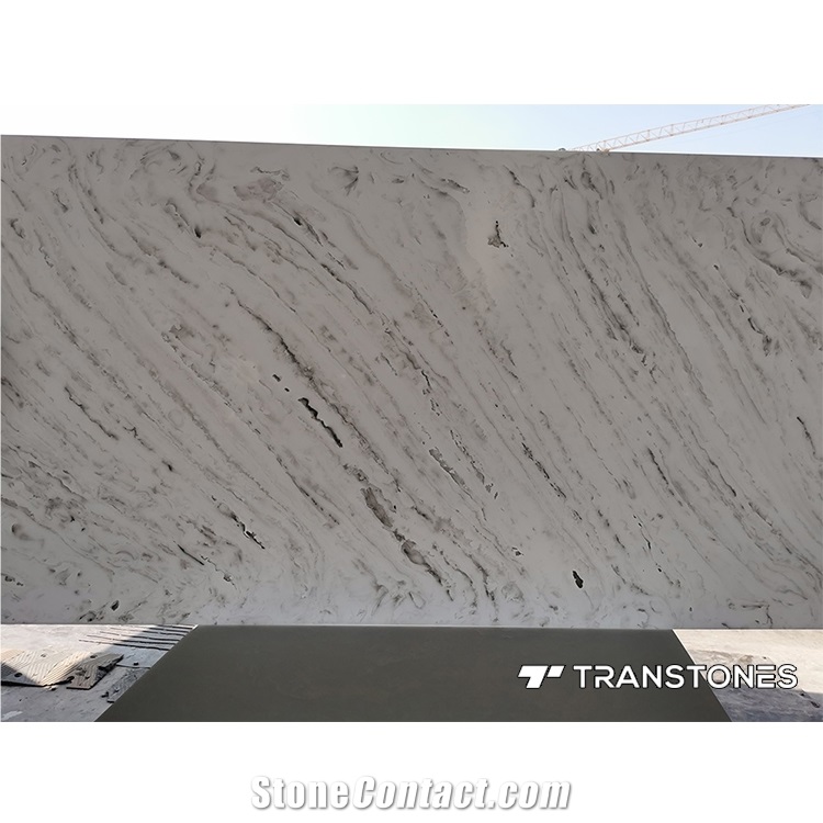Polished Resin Artificial Onyx For Ceiling Decor