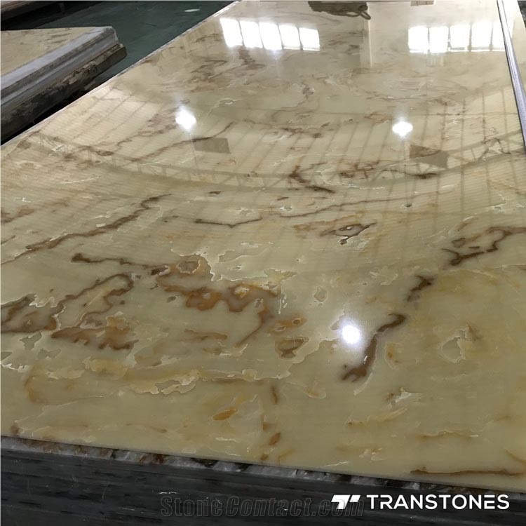 Price Alabaster Slabs Translucent Stone Panel Top Quality