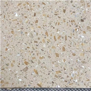 STS Yellow Terrazzo Artificial Stone Terrazzo Slabs
