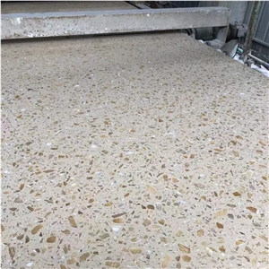 STS Yellow Terrazzo Artificial Stone Terrazzo Slabs