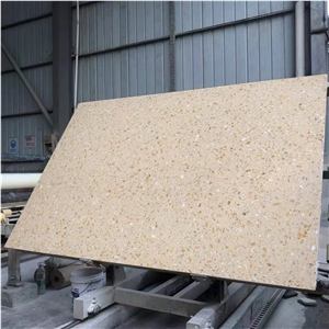 STS Yellow Terrazzo Artificial Stone Terrazzo Slabs