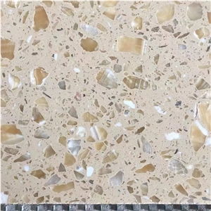 STS Yellow Terrazzo Artificial Stone Terrazzo Slabs
