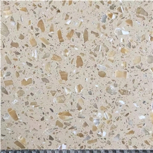 STS Yellow Terrazzo Artificial Stone Terrazzo Slabs
