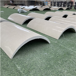 Beige Marble Column Panel Cladding