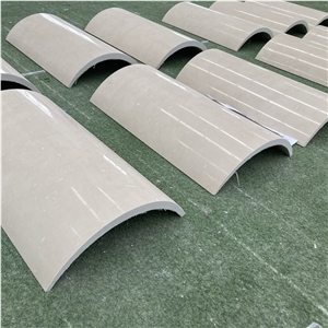 Beige Marble Column Panel Cladding