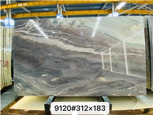 Aquarella Quartzite Aqua Royal Gold Slab In China Market
