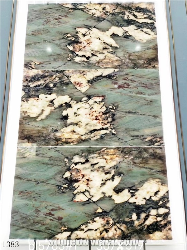 Botanic Wave Quartzite Verde Green Slab In China Market