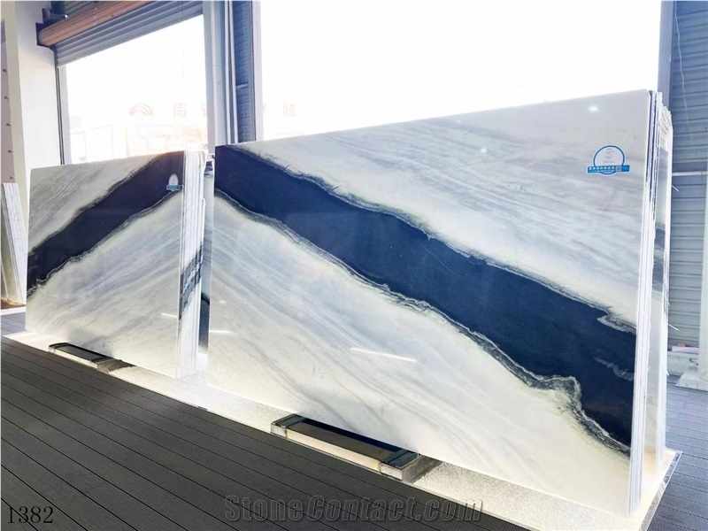 Brazil Bianco Milano Marble Panda White Slab In China Market