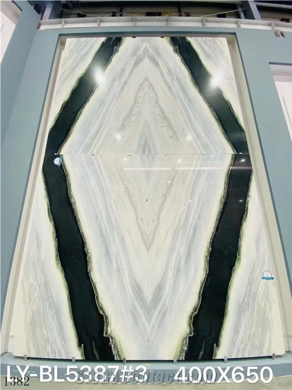 Brazil Bianco Milano Marble Panda White Slab In China Market