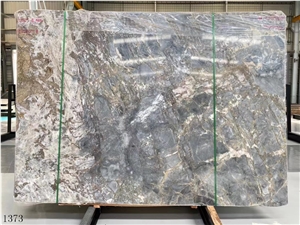 Brazil Cobalt Blue Quartzite Slab In China Stone Market
