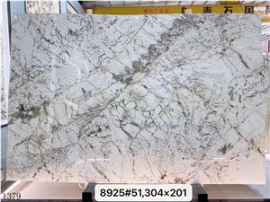 Brazil Pandora Beige White Granite Slab In China Market