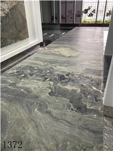 Brazil Tuscany Green Granite Slab In China Stone Market