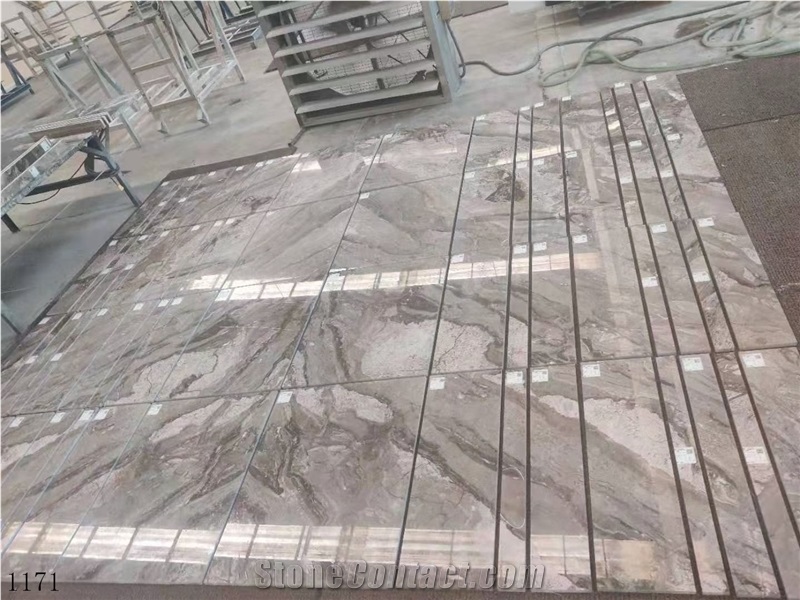 New Venice Brown Marble Slab In China Stone Market