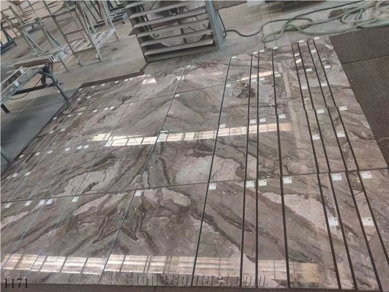 New Venice Brown Marble Slab In China Stone Market