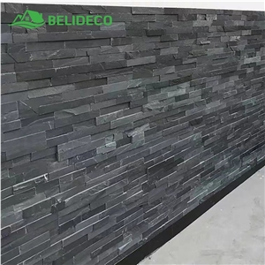 Natural Ledger Stone Panels For House Wall Fireplace 15X60cm